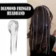 Diamant Fransen Stirnband Super unsterbliche Haarschmuck Flash Diamant Kette Haars pange Hochzeit