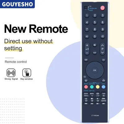 Neue CT-90344 fernbedienung für toshiba tv ct90344 32 sl753b 32 mv732 40 rv733 Image