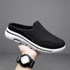 Große Größe Männer Hausschuhe Casual Schuhe Männer Atmungsaktive Hause Hausschuhe Winter Plüsch Halbe Slipper Wohnungen Faulenzer Winter Männliche Hausschuhe