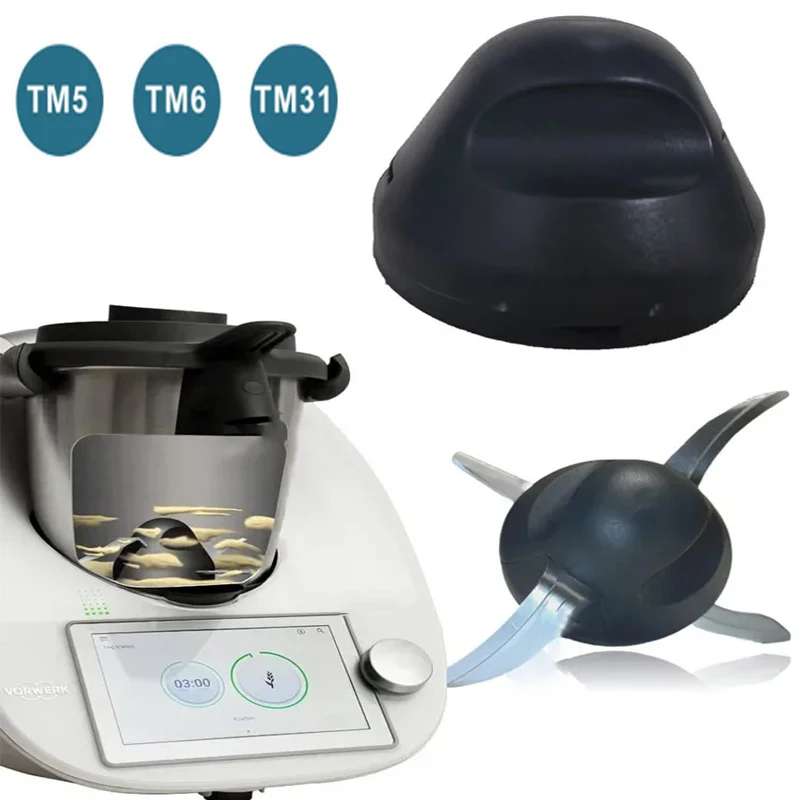 Für Thermomix TM5 TM6 TM31 Teig Vermeidung Kneten Messer Kopf Naht Lücke Anti-prise Mixer Klinge Schmutz Mixer Schutzhülle Image