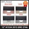 A1534 Topcase mit Keybaord für MacBook Air 12 ''a1534 ealy 2015 emc 2746 mf855 mf865 Topcase mit