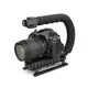 U c geformter Halter Griff Video Hands tabilisator für DSLR Nikon Canon Sony Kamera und Licht