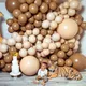 5/10/Zoll braun beige neutrale Luftballons Bogen Baby party Hochzeit Geburtstag Taufe Geschlecht