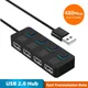 USB 2 0 HUB Multi USB Splitter 4 Ports Expander Mehrere USB 2 0 Hub Verwenden Power Adapter USB 2 0