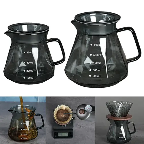 Kaffee tropfer Kaffee Server Wasserkocher mit Griff deckel Kaffee maschine Tee Tropf kanne