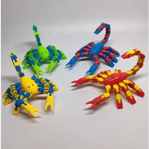 1pc Skorpion Stress abbau Kette Spielzeug variable Tier Skorpion Kette Spur Hand Spinner zappeln