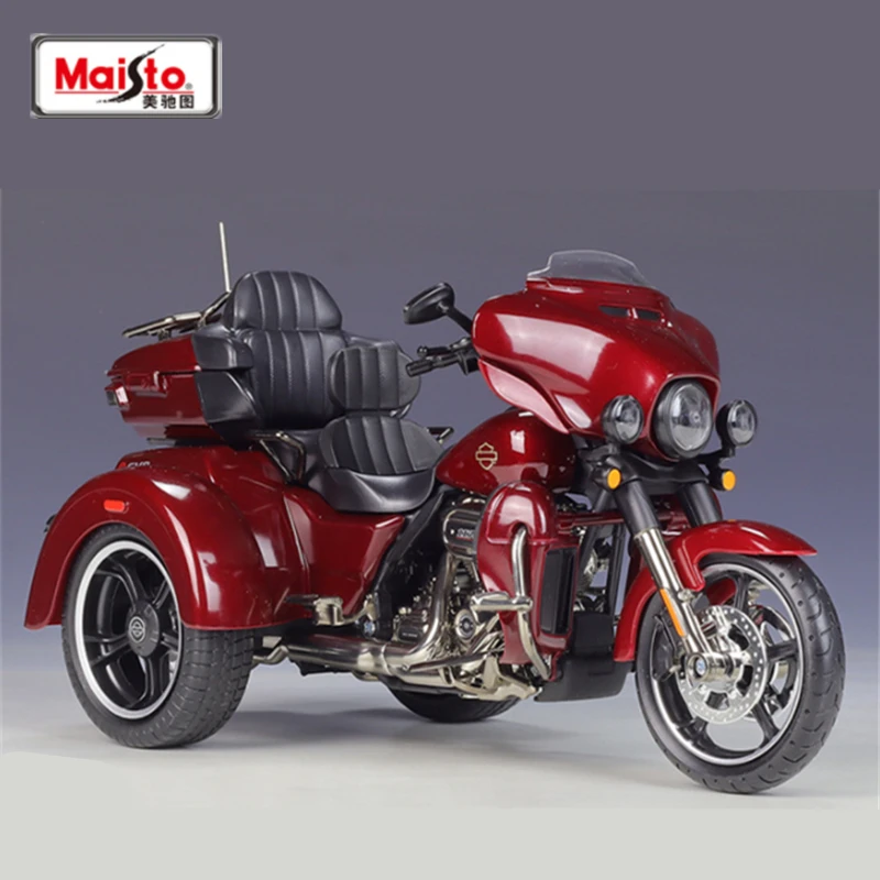 Maisto 1:12 Harley Davidson 2021 CVO Tri Glide Legierung klassisches Motorradmodell Druckguss Freizeit Racing Motorradmodell Kindergeschenke