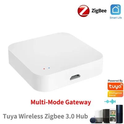 Tuya Zigbee Wireless Hub Gateway für Smart Home Automation für Zigbee-Geräte über Smart Life funktioniert mit Alexa Google Home