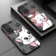 Niedliche Disney Marie Cat Handy hülle für Redmi Note 12 11 10 9 8 Pro plus s t 5g TPU matt