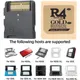 R4 ds pro/r4 gold rts adapter brennende karte sichere digitale speicher karte spielkarte tragbare