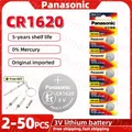 Panasonic 2pcs-50pcs 3v cr1620 ecr1620 dl1620 Knopf batterien Zellen münze Lithium batterie für Uhr