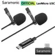 Saramonic lavmicro u3c Dual Laval ier Ansteck mikrofon für Android PC Smartphone Typ C Geräte