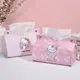 Kawaii Sanrio Anime Tissue Box niedlich Hallo Kitty Cartoon süß einfach zu Hause verwenden