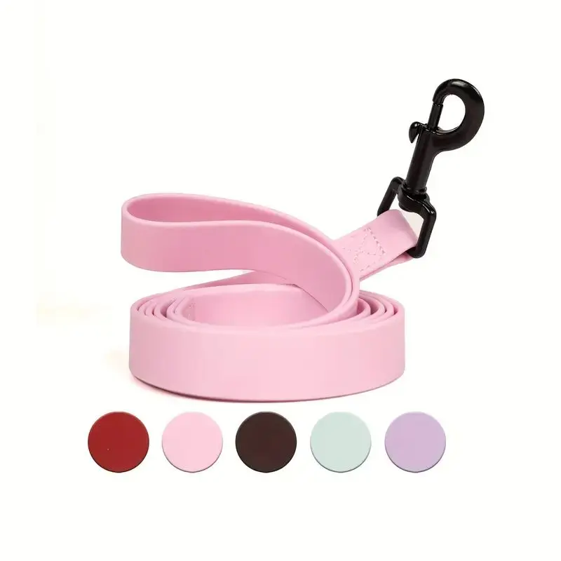 Hunde leine kurze Leinen 1,2 m PVC Hunde leine mehrfarbig langlebig leicht zu reinigen wasserdichte Hunde trainings leine für Hunde Image