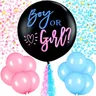 13 stücke 36 Zoll Geschlecht Offenlegung Ballon und blau rosa Latex Ballon Papier Ballon Set