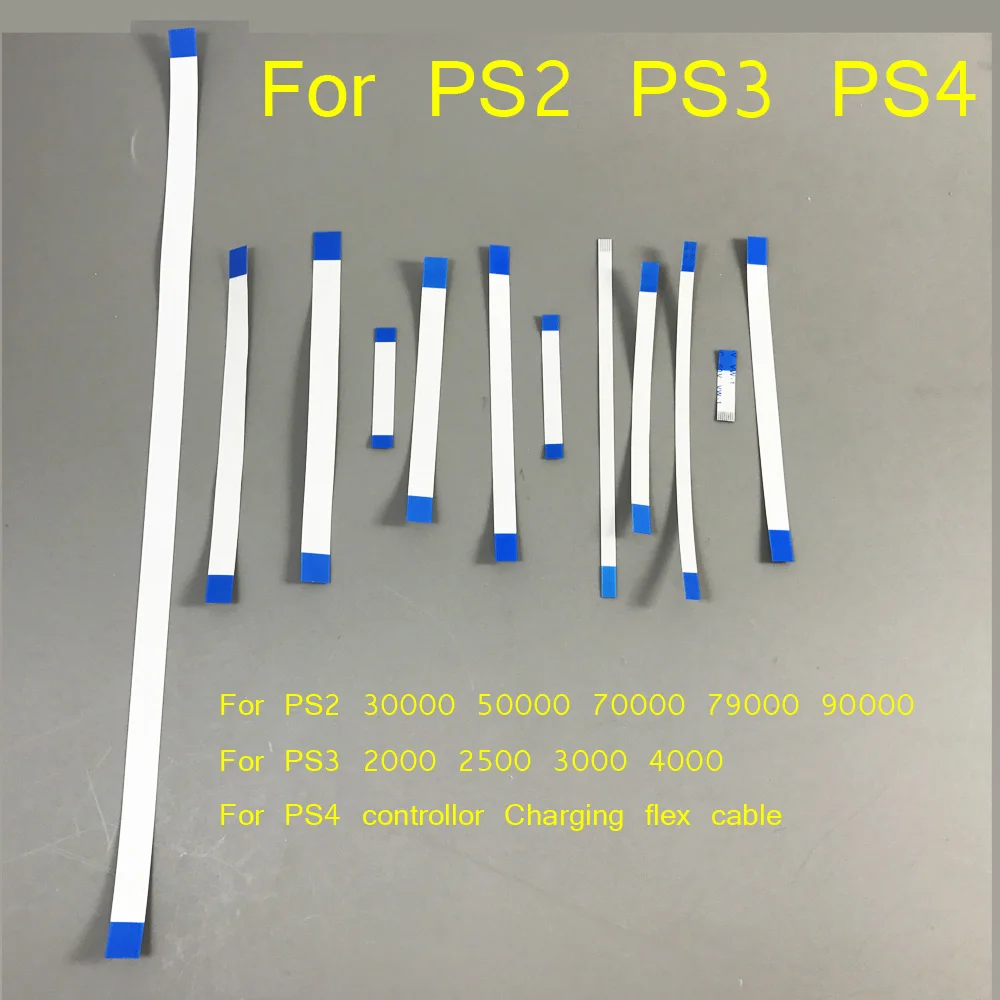 20 stücke für PS3 slim 2000 2500 3000 4000 Power Reset Schalter Band Flex Kabel für PS4 lade bord für PS2 79 77 75 70xxx 90000