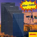 Flexibles Solarpanel 12V 140W 120W 200W 100W Photovoltaik-Panel für Auto Wohnmobil Boot Batterie