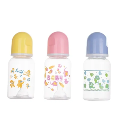 125 Baby-Stillflasche Milchflasche Neugeborenen-Futterspender PP-Kunststoffflasche 12 7