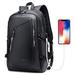 Leather Laptop Backpack for Women and Men PU Vintage School Travel Daypacks