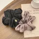 Satin Seide Haar Haar gummis schwarze Haar gummis für Mädchen und Frauen Scrunchie einfarbige