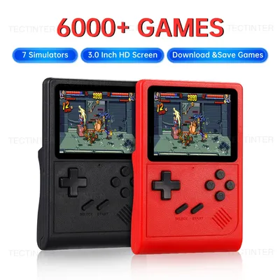 GB300 Tragbarer Handheld-Game-Player, 3,0-Zoll-Bildschirm, TV-Videospielkonsole, AV-Ausgang, Image
