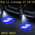 2 Stück Auto LED Tür Willkommen lichter Laser projektor Nachrüst licht für Li Lixiang L7 L8 L9 Ghost