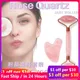 Rose Quarz Pulver Kristall Jade Roller Massage Spa Natürliche Rosa Handgemachte Gua Sha Stein