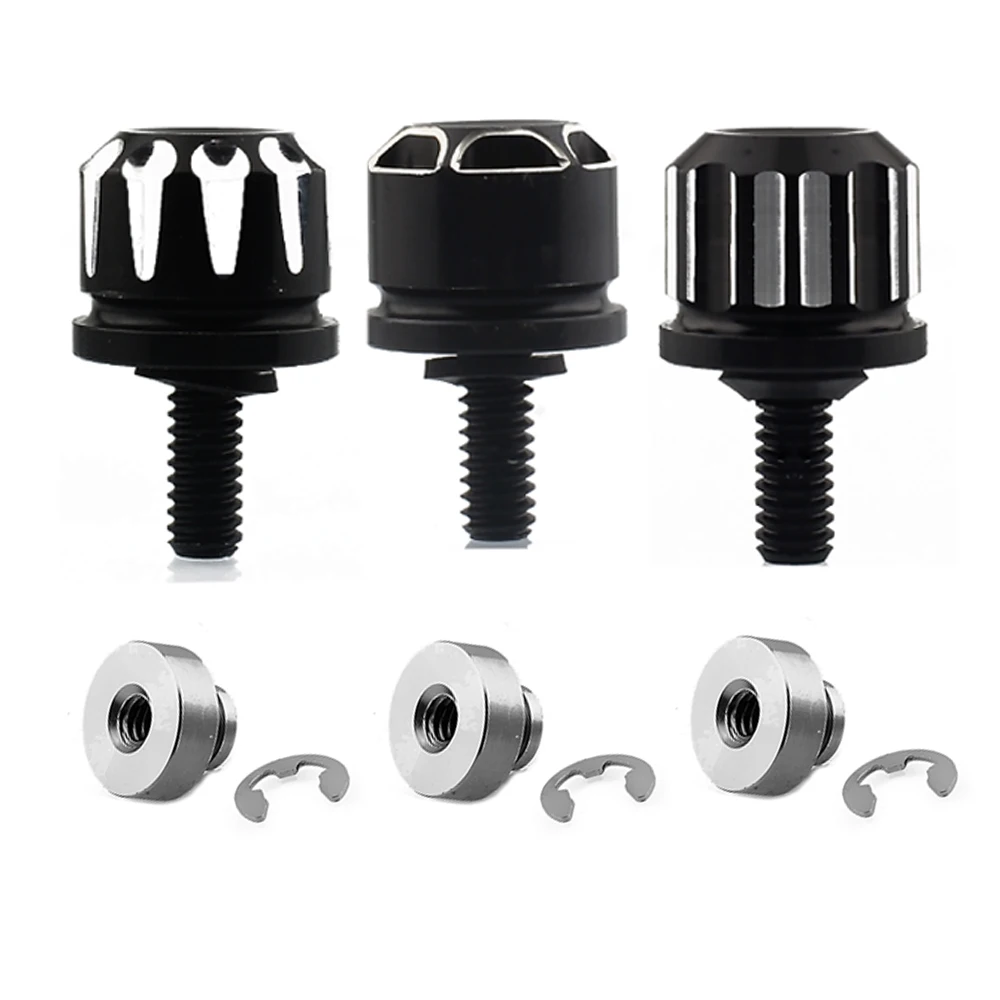 Hintere Kotflügel Beifahrers itz schraube Schrauben mutter Knopf abdeckung für Harley Sportster xl 883 1200 Dyna Softail Touring Hardware Zubehör Image