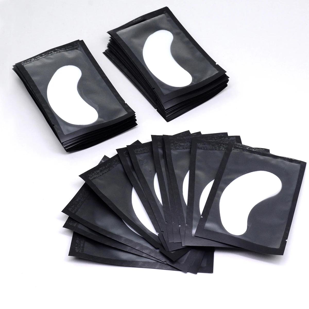 50 Paar Augenklappen, Wimpernverlängerung unter den Augenpads, Hydrogel-Gel-Aufkleber zum Pfropfen von Wimpern, Beauty-Tools Image