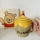 Disney Winnie the Pooh Honig Topf Tasse Action Figure Spielzeug Winnie Pooh Eeyore Keramik Tasse