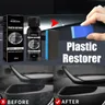 Kunststoff Restaurator zurück zu schwarz glänzend Auto Kunststoff Leder Restaurator Auto Reinigungs