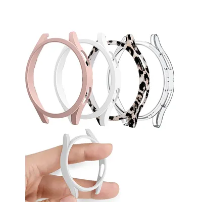 Abdeckung für Samsung Galaxy Watch 4 Hülle 40 mm 44 mm Zubehör PC Rundum-Stoßstangenschutz Galaxy Watch 4 Classic 46 mm 42 mm Hülle