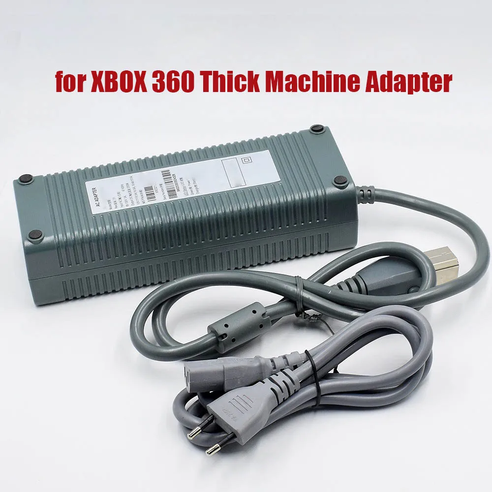 Für xbox fett konsole us/eu/au stecker netzteil netzteil dicker maschinen adapter für xbox360 fett konsolen reparatur zubehör Image