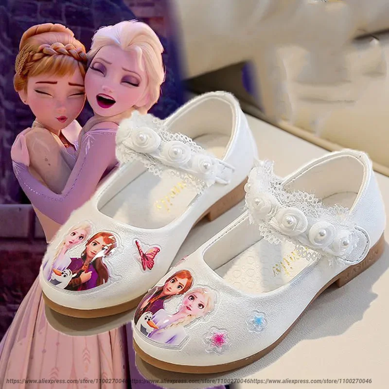 Disney Kinder Gefrorene Prinzessin Sophia Mädchen Casual non-slip Weichen Boden Schuhe Wohnungen Kinder Neue Casual Schuhe Hochzeit Partei sandall