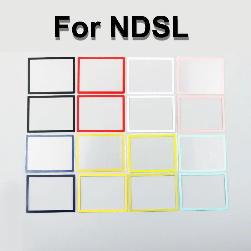 1 Satz oberer LCD-Bildschirm len Kunststoff abdeckung unterer Rahmen Ersatz für ndsl für ds lite Spiele konsole Image