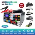 240w Autobatterie ladegerät 12V 24V intelligente Impuls reparatur LCD-Digital anzeige Schnell