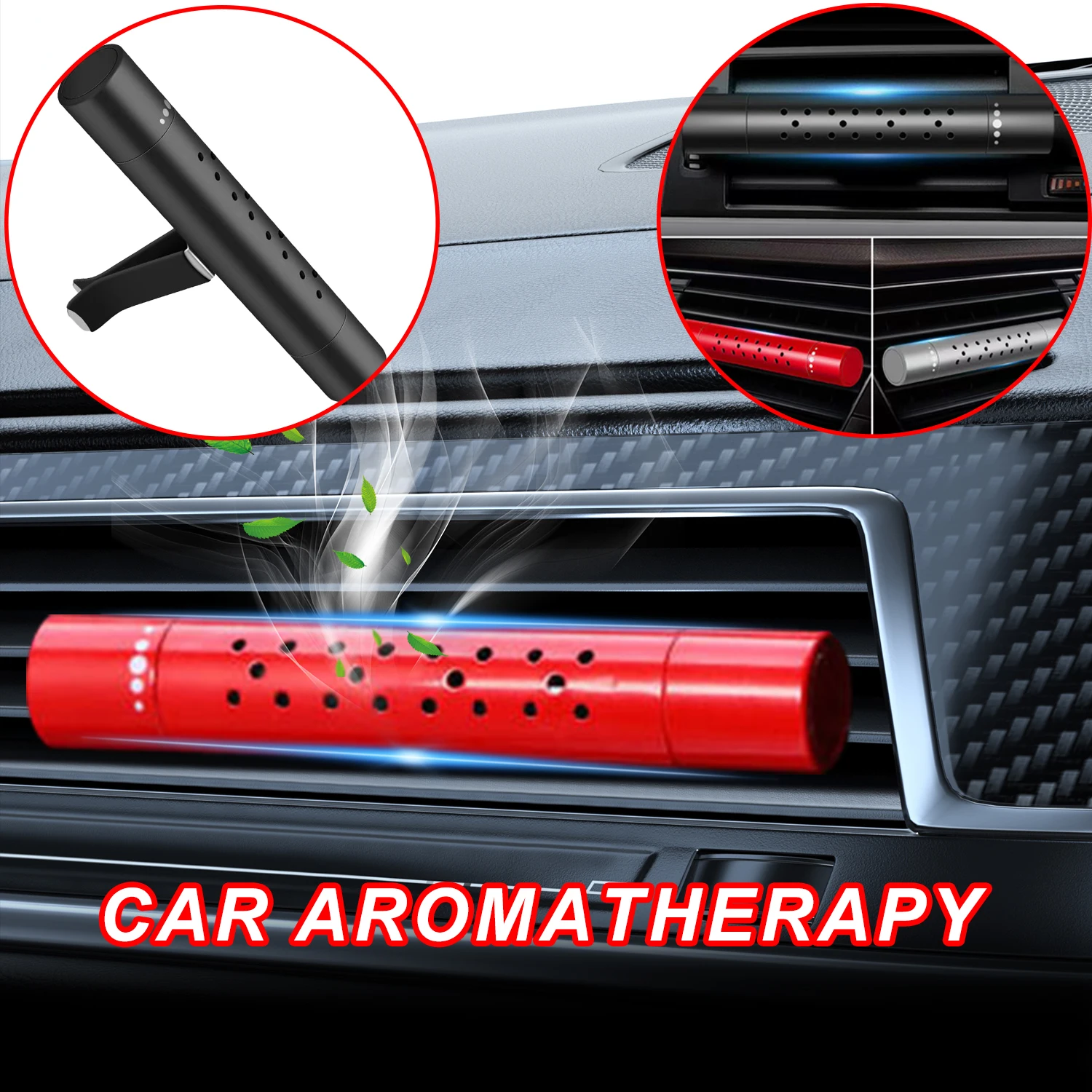 2026 neueste 1 stück Auto Parfüm Auto Lufterfrischer Outlet Vent Clip Auto Klimaanlage Clip Magnet Diffusor Solide Parfüm Image