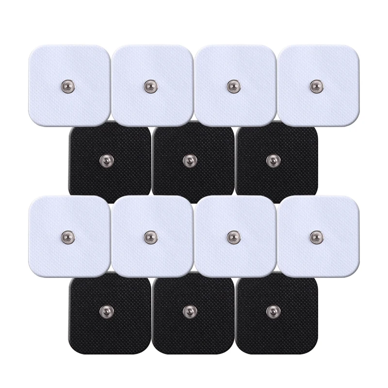5*5cm Elektroden Pads Zehn Maschine Wiederverwendbare EMS Akupunktur Körper Muscle Massager Zubehör Klebe Patch Image