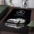 M-Mercedes-Benz Mode Racing Logo gedruckt Teppich Wohnzimmer Schlafzimmer Teppich moderne Wohnkultur