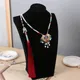 Exquisite Hanfu-Quasten-Halskette Halskette einzigartige Charm-Halskette Halskette antiken