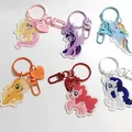 Charaktere mein kleines Pony Schlüssel anhänger Cartoon kleines Geschenk Schlüssel ring hohes