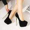 Große Größe 41 42 43 44 45 Sexy Pumps Hochzeit Damen Fetisch Schuhe Prägnante Damen Pumps High Heels