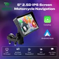 5 Zoll tragbare GPS-Navigation Motorrad wasserdicht Carplay-Display Motorrad drahtlose Android Auto