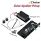 Gitarren Pickup Silent Guitar Equalizer Pickup mit Ton Lautstärke regler für Gitarrenbauer DIY Teile Pickup Part Gitarren zubehör
