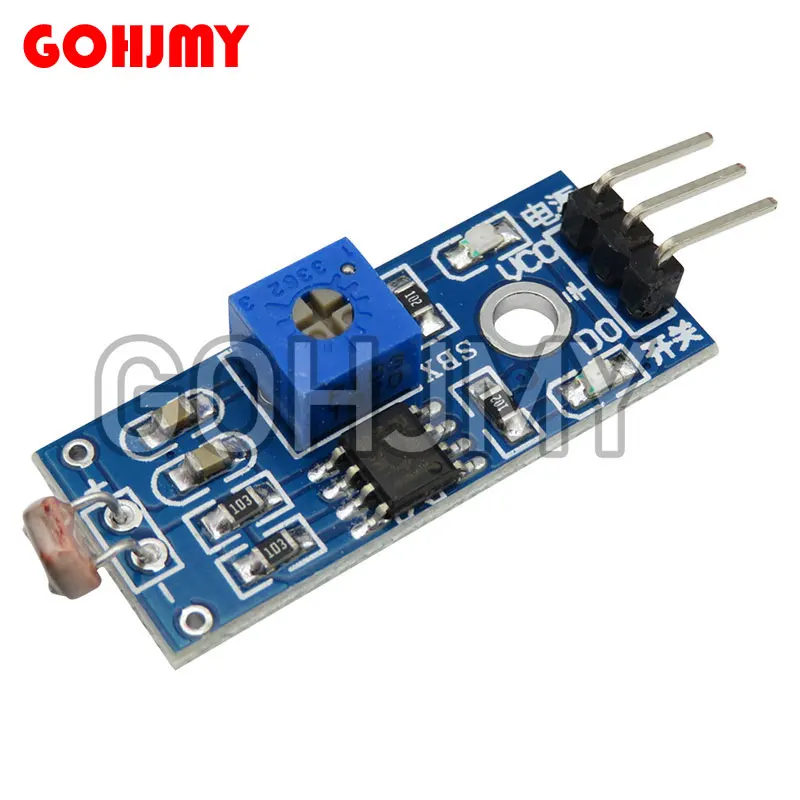 10 teile/los lm393 photo resistance lichte mpfindliches sensor modul detektion photo widerstand lichtsensor modul Image