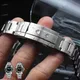 904l Uhren armbänder für Rolex Submariner Daytona Herren Klapp verschluss Uhren armband aus massivem