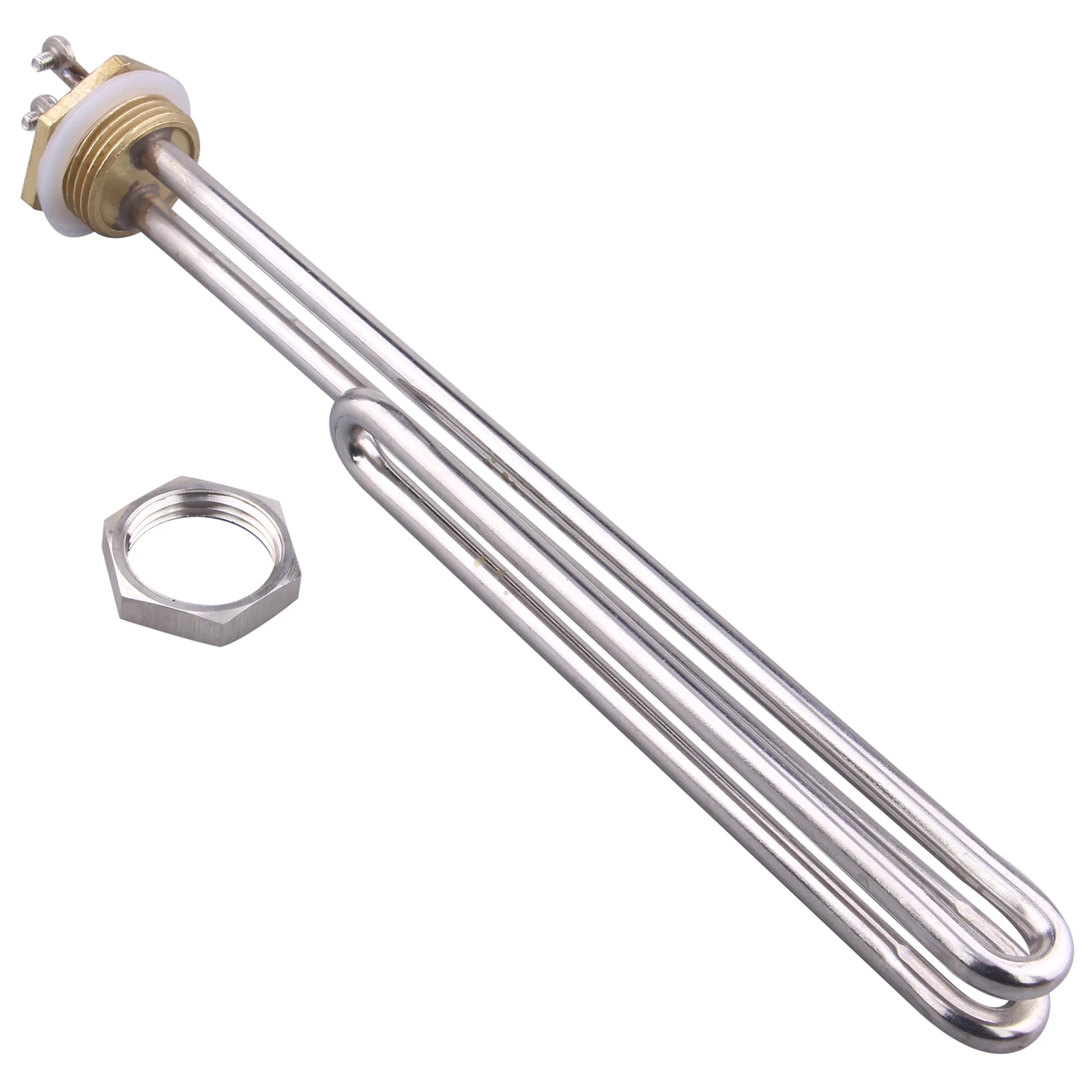 AIICIOO Warmwasserbereiter 220 V 1 Zoll/DN25 röhrenförmiges elektrisches Heizelement 1 kW/2 kW/3 kW/4 kW/5 kW SUS304 Image
