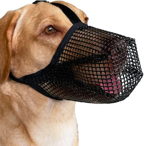 Hunde mündung mit weichem Netz überzogene Maul körbe für kleine mittelgroße Hunde masken mit