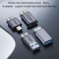 USB C zu Micro-B Adapter Schnell Typ C zu Micro-B Kabel Adapter tragbare USB externe Festplatte