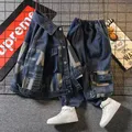 Herbst und Winter Jungen kleidung Set Jungen Jeans anzug Kinder hose Jungen mode Kleidung